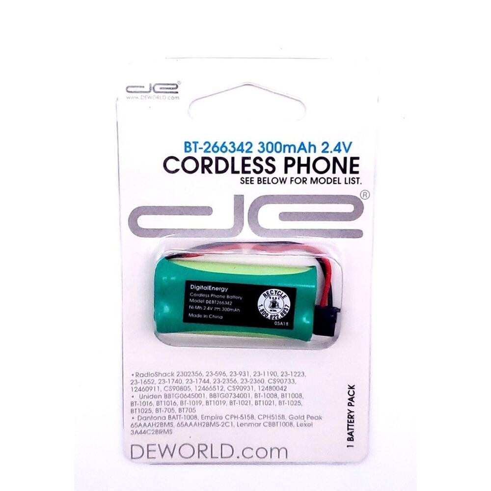 Cordless Phone Battery BT-266342 300 mAh 2.4V battery